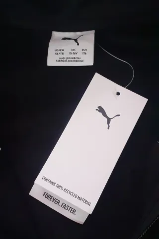 Chaqueta Puma Negra Niño Talla 15-16 Años