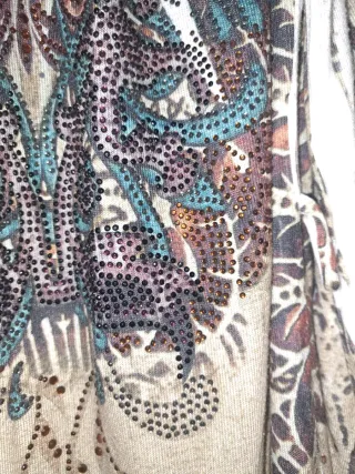 Camisa estampada talla única