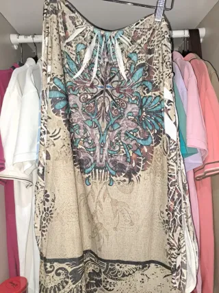 Camisa estampada talla única