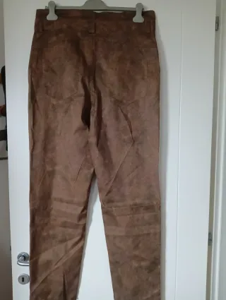 Pantaloni patchwork taglia L