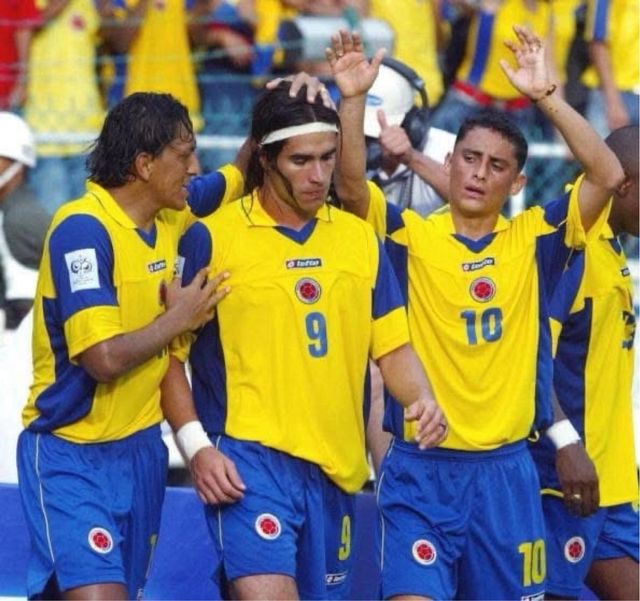 Camiseta seleção Colômbia 2003/04