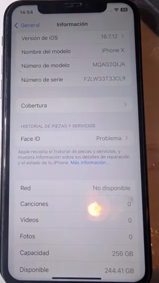 Placa Base iPhone X 256GB