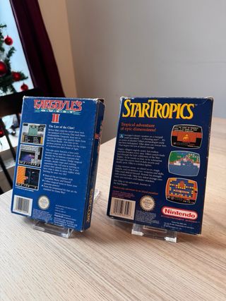 Juegos Nintendo NES StarTropics y Gargoyles