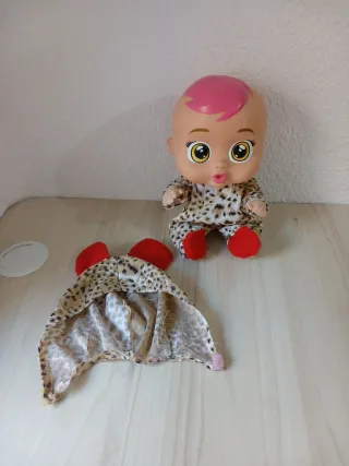 Muñeca Bebé Llorón Animal Print