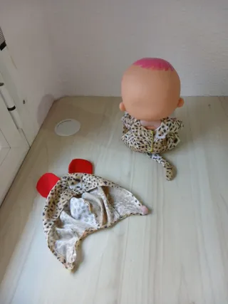 Muñeca Bebé Llorón Animal Print