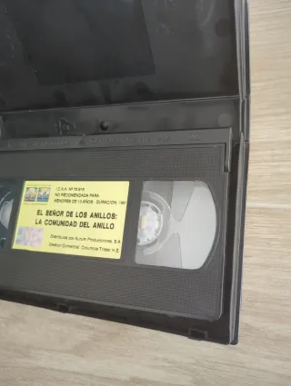 VHS El Señor de los Anillos: La Comunidad