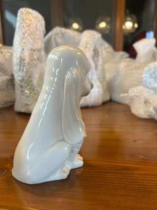 Basset Hound Porcelanas Sanbo 14cm