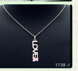 Collar Tous LOVE Plata y Rosa