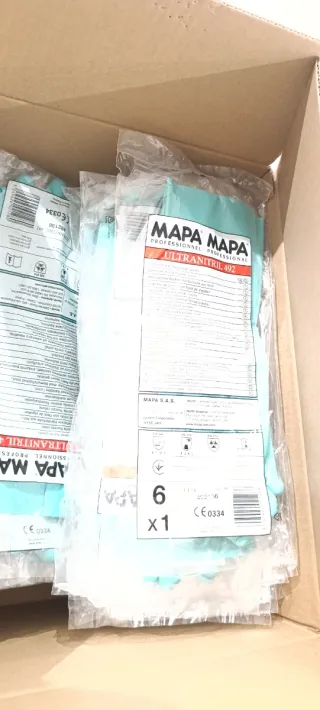 Guantes de limpieza verdes -variaa tallas