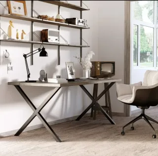 Juego 2 Patas Mesa Estilo Industrial