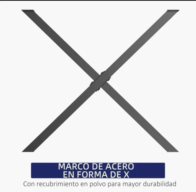 Juego 2 Patas Mesa Estilo Industrial