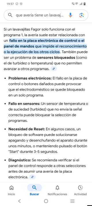 Piezas de lavavajillas Fagor Innovation 1LF-013SX