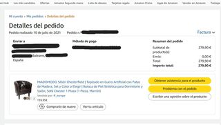 2 Sillones Chesterfield Cuero Marrón Oscuro