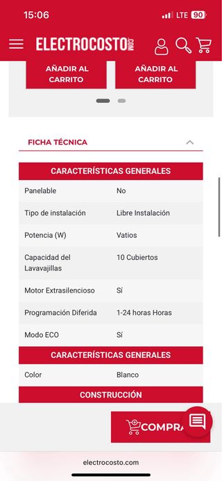 Lavavajillas TEKA EXPERTCare