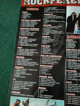 Póster Rockalendario Rockferendum 2005