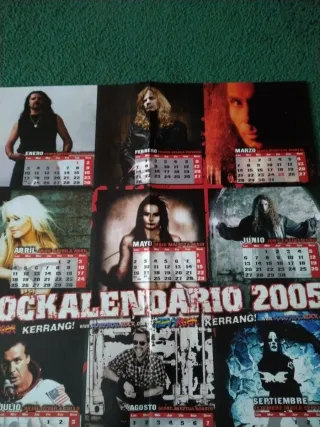 Póster Rockalendario Rockferendum 2005
