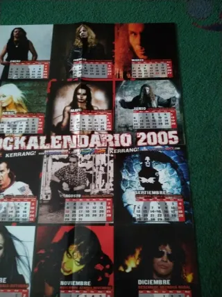 Póster Rockalendario Rockferendum 2005