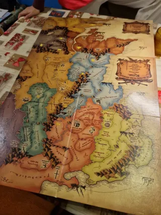 Risk El Señor de los Anillos Juego de Mesa