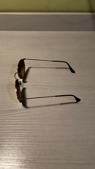 Occhiali da sole Ray Ban Round Metal oro