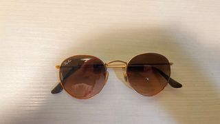 Occhiali da sole Ray Ban Round Metal oro