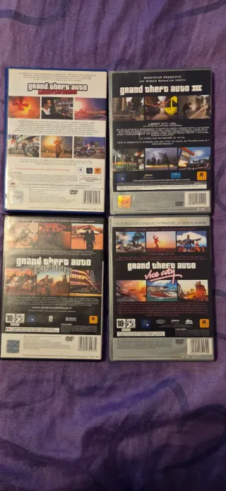 4 Giochi PS2 Grand Theft Auto