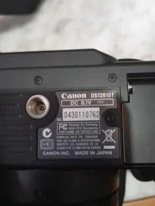 Cámara Canon EOS 400D