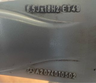 Llantas Mercedes 18 Doble Medida con Neumáticos