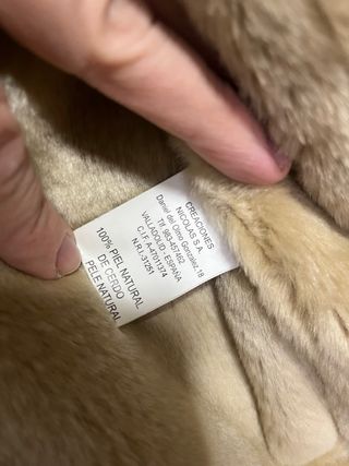 Chaqueta Cuero CRENI Marrón Talla L/50