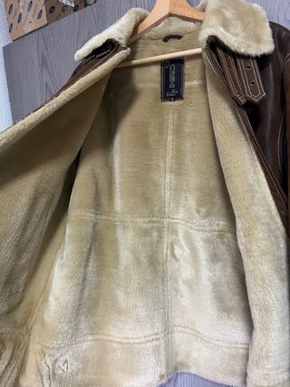 Chaqueta Cuero CRENI Marrón Talla L/50