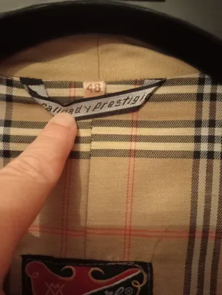 Gabardina hombre beige