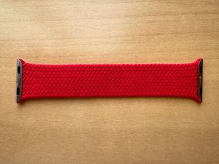 Apple Watch 41mm. Product Red Braided Solo Loop 2