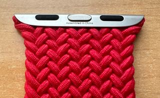 Apple Watch 41mm. Product Red Braided Solo Loop 2