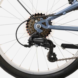 Bicicleta plegable 20 pulgadas 6V Tilt 120 gris