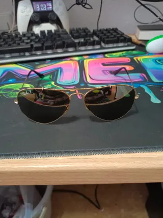 Gafas de sol Ray-Ban Aviator Dorado/Negro