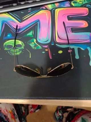 Gafas de sol Ray-Ban Aviator Dorado/Negro