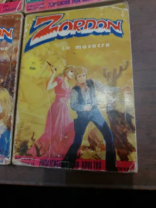 Lote 4 cómics Zordon y 1 de Antea