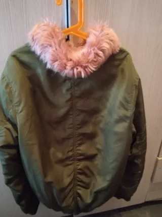 Chaqueta Pull and Bear Mujer Talla S Negra