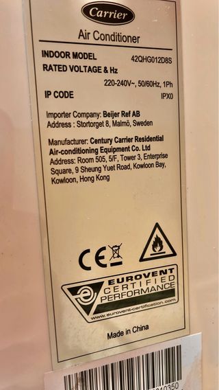 4 Aires Acondicionados Carrier inverter