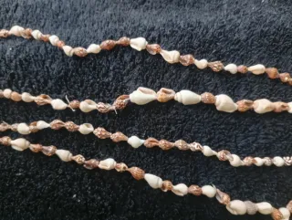 Conjunto artesanal collar y pendientes O Grove