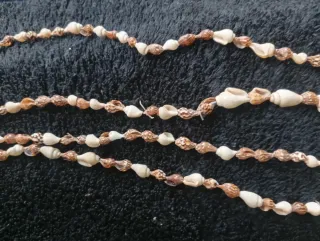 Conjunto artesanal collar y pendientes O Grove