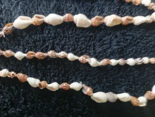 Conjunto artesanal collar y pendientes O Grove