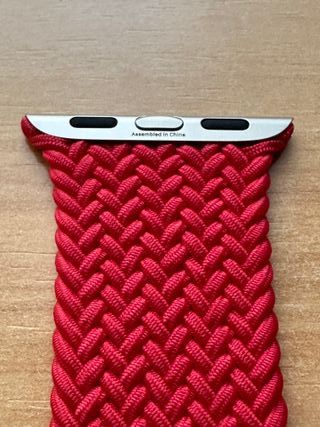 Apple Watch 41mm. Product Red Braided Solo Loop 3