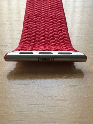 Apple Watch 41mm. Product Red Braided Solo Loop 3