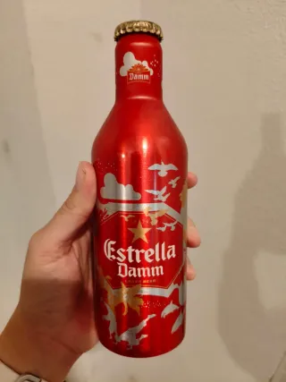 Botella Estrella Damm Coleccionista Roja
