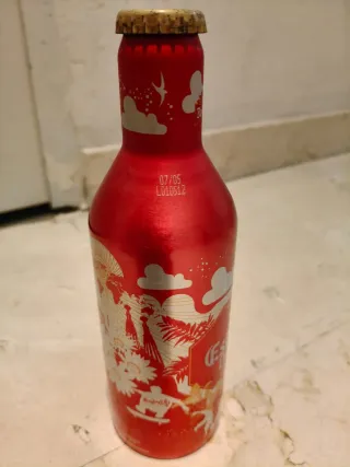 Botella Estrella Damm Coleccionista Roja