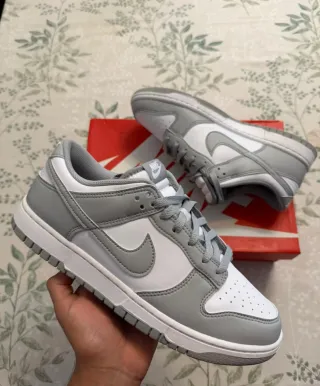 Nike Dunk Low Retro Gris y Blanco