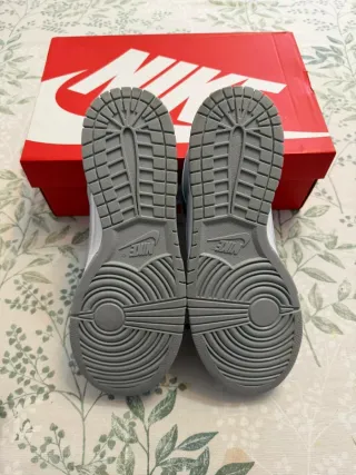 Nike Dunk Low Retro Gris y Blanco