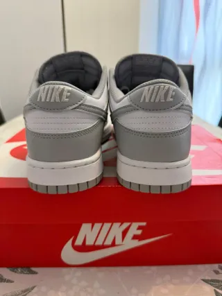 Nike Dunk Low Retro Gris y Blanco
