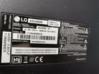 Televisor LG Smart TV Negro