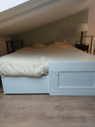 Sofá Cama Matrimonio IKEA Blanco